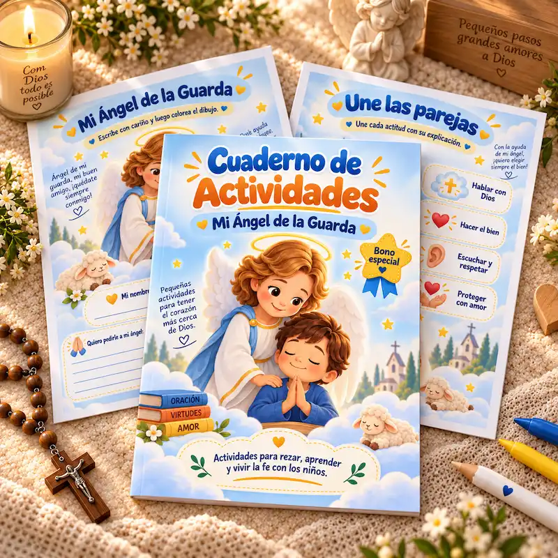 Bono Cuaderno de Actividades del Ángel de la Guarda