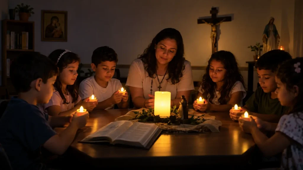 Luz en la sala oscura