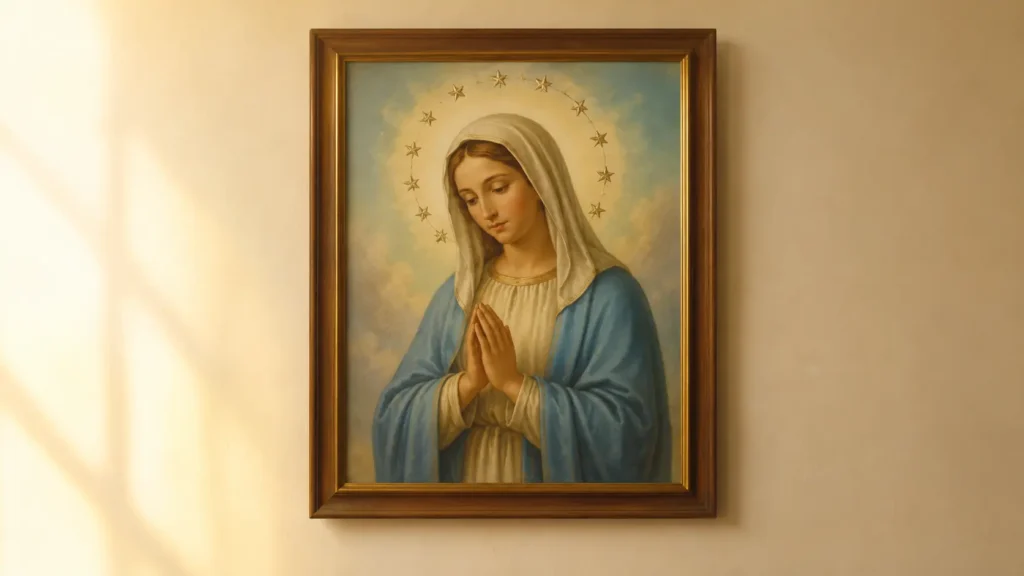 Imagem da santa mãe Maria