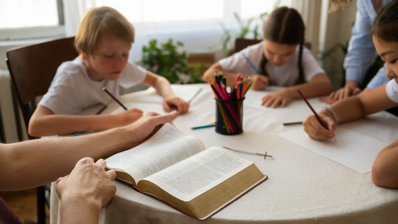 Niños en la catequesis