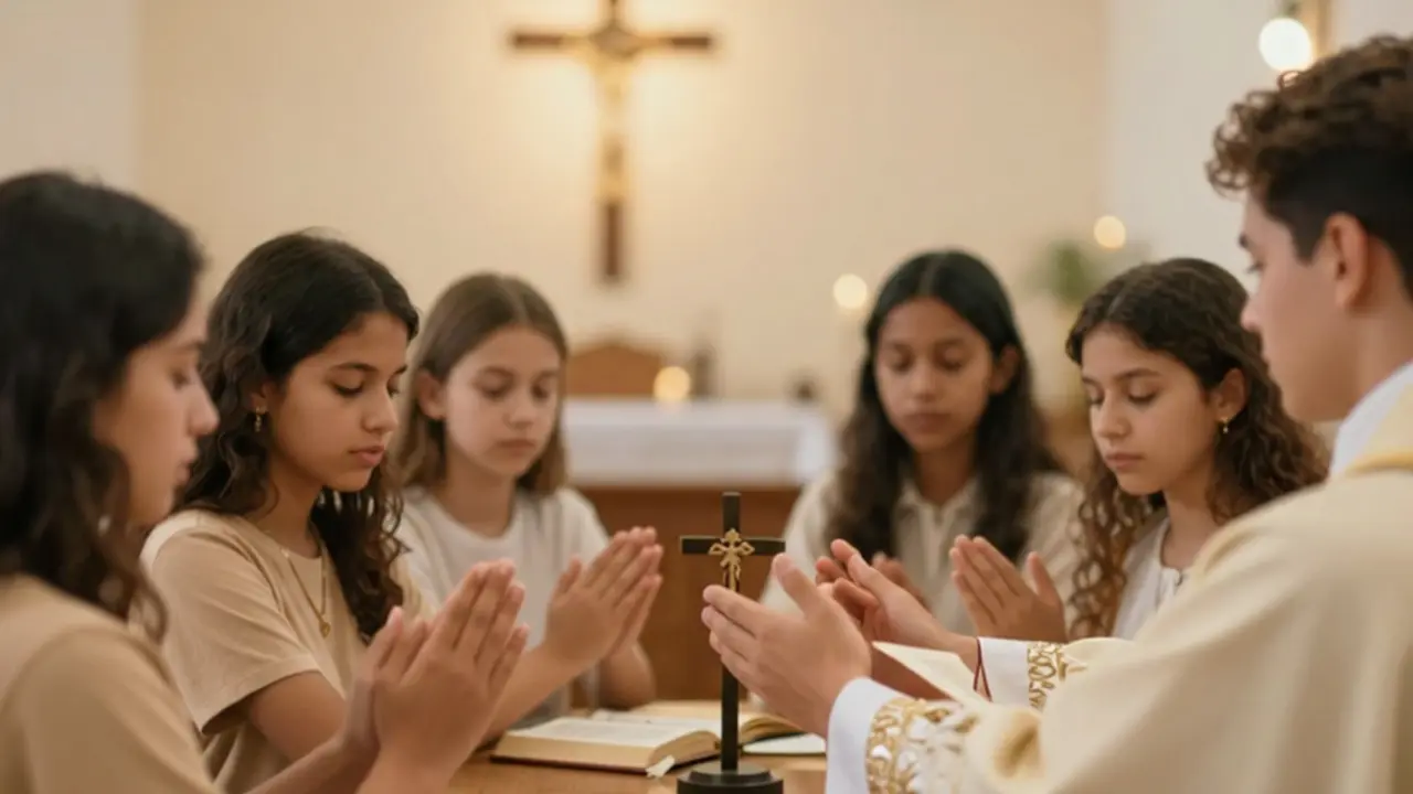 Imagen ilustrativa del Mes Vocacional en la catequesis.