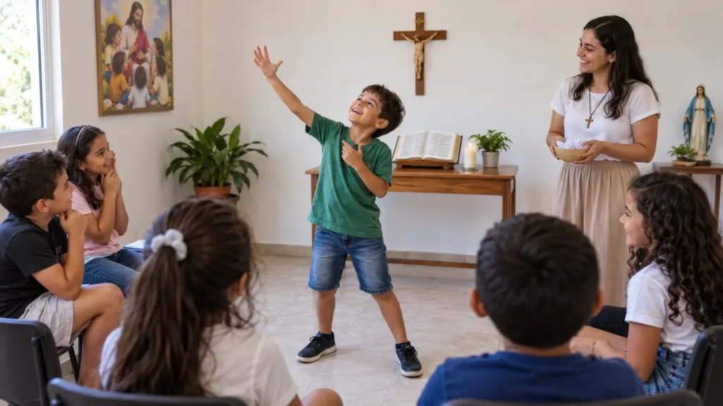 mimica bíblica catequesis