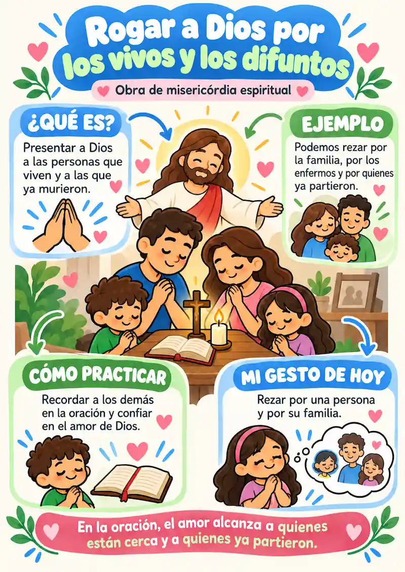 Mapas ilustrados de las obras de misericordia — ejemplo 4